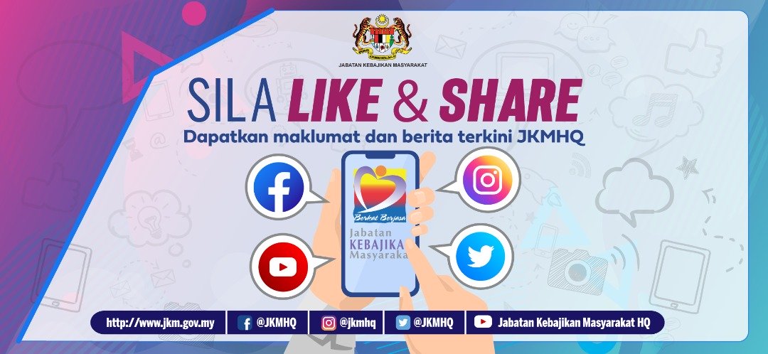 LAMAN MEDIA SOSIAL RASMI JABATAN KEBAJIKAN MASYARAKAT LAMAN MEDIA SOSIAL RASMI JABATAN KEBAJIKAN MASYARAKAT